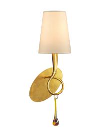Paola Gold Wall Lights Mantra Armed Wall Lights Paola Gold Wall Lights Mantra Armed Wall Lights